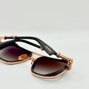 BALMAIN OFFICIER — BLK-BRN (BPS-108C-58) — NEW IN BOX